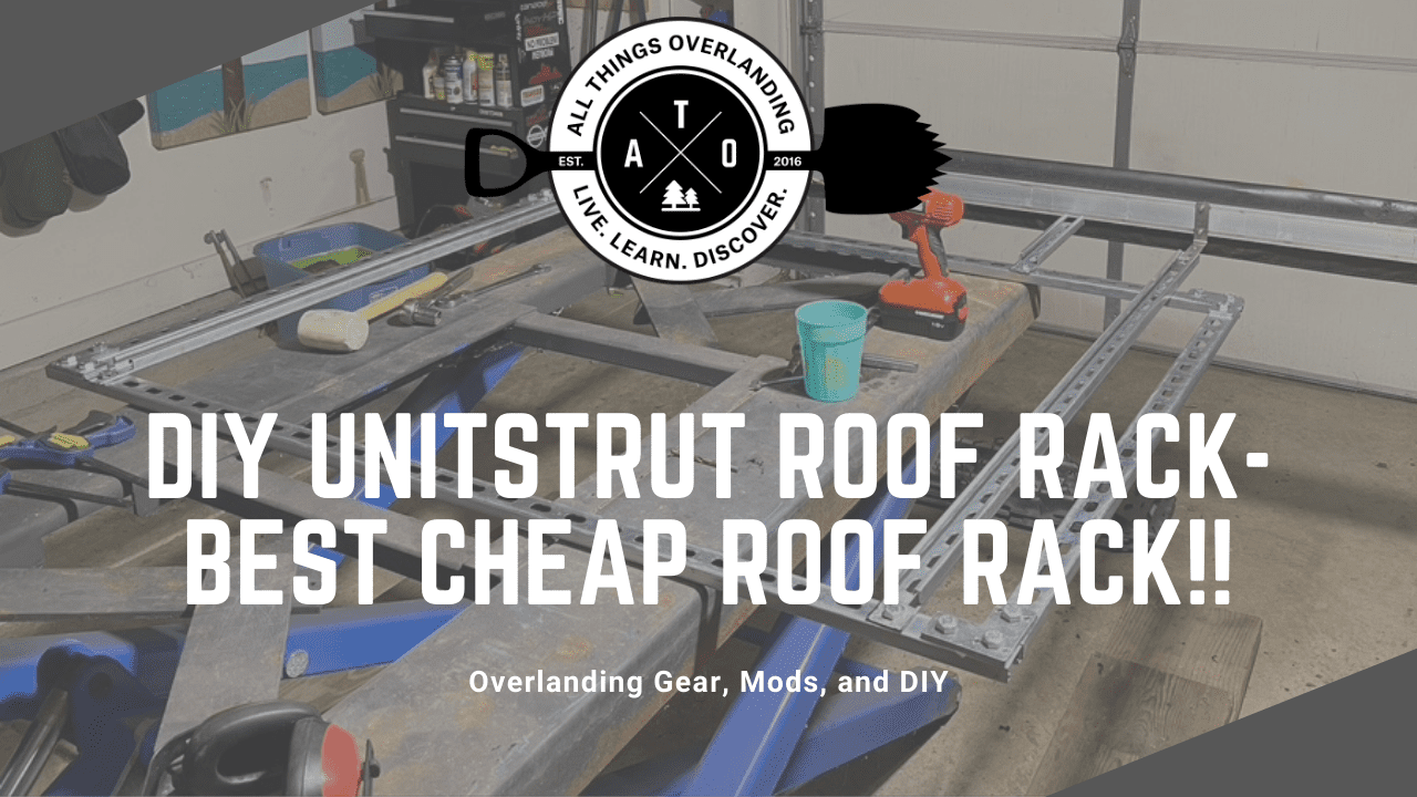 diy unistrut roof rack